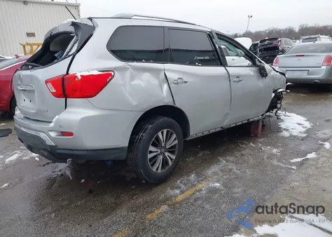 2017 Nissan Pathfinder Sv из США, поврежденный, VIN 5N1DR2MN1HC687052